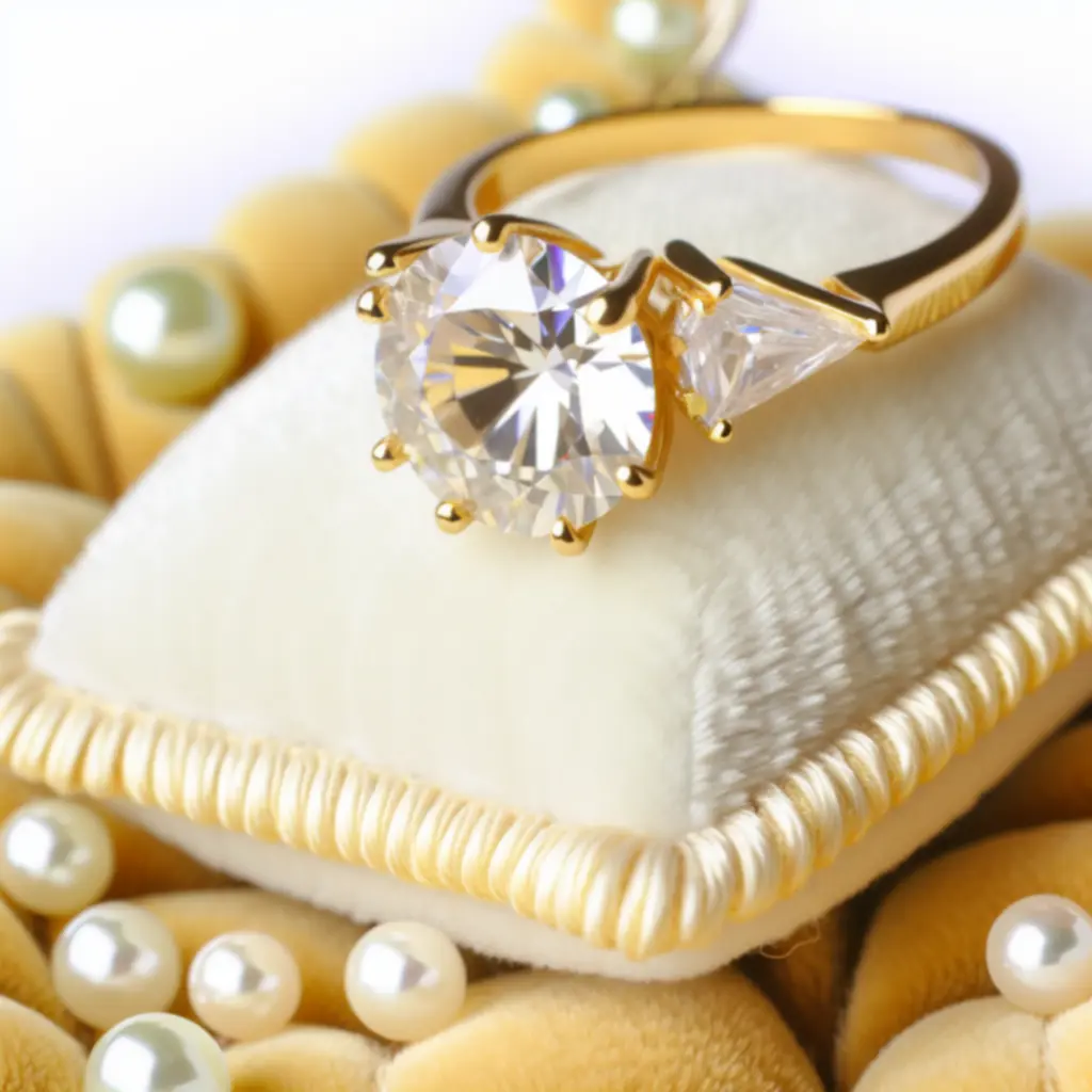 Złoty pierścionek z diamentem – bestseller Jewelryshine